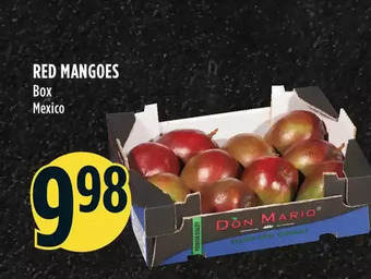 Marché Adonis Red mangoes offer