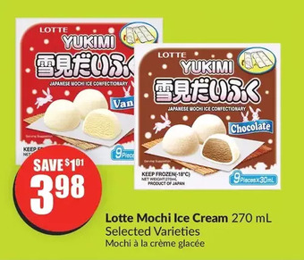 FreshCo Lotte mochi ice cream offer
