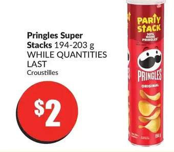FreshCo Pringles super stacks offer