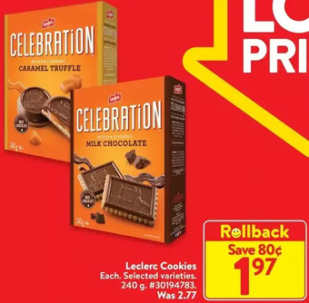Walmart Leclerc cookies offer