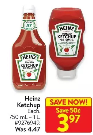 Walmart Heinz ketchup offer