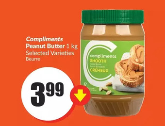 FreshCo Compliments peanut butter offer