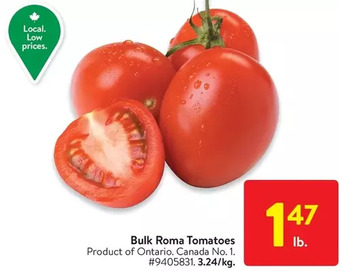 Walmart Bulk roma tomatoes offer