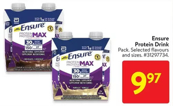 Walmart Ensure protein drink offer
