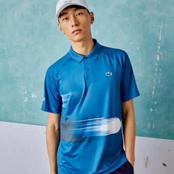 Lacoste Men's lacoste sport x novak djokovic print stretch polo shirt offer