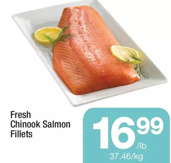 Highland Farms Fresh chinook salmon fillets offer