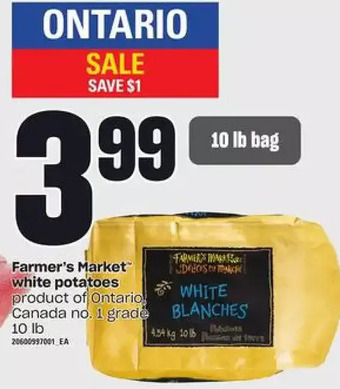 Loblaws Farmer's market white potatoes offer