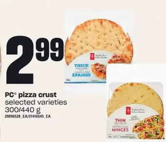 Loblaws Pc pizza crust offer