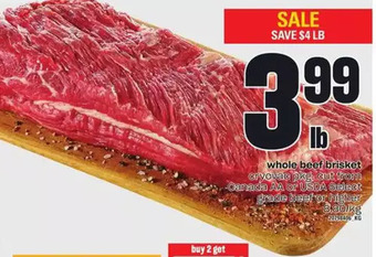Loblaws Whole beef brisket offer