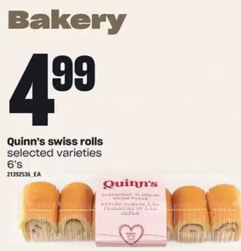 Loblaws Quinn's swiss rolls offer