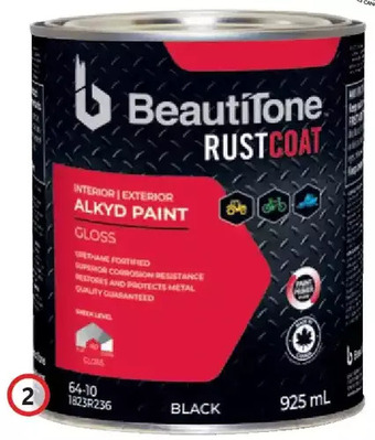 Home Hardware Rust coat alkyd paint: 850 ml - 946 ml offer