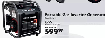 Home Hardware Portable gas inverter generator offer