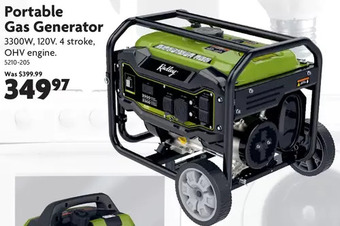 Home Hardware Portable gas generator offer
