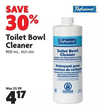 Home Hardware Toilet bowl cleaner offer