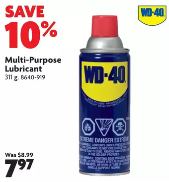 Home Hardware Multi-purpose lubricant offer