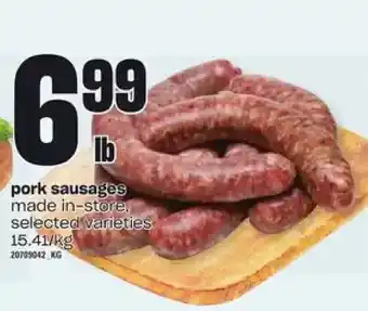 Zehrs Markets Pork sausages offer