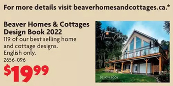Home Hardware Beaver homes & cottages design book 2022 offer