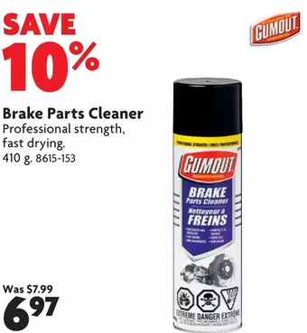 Home Hardware Brake parts cleaner offer