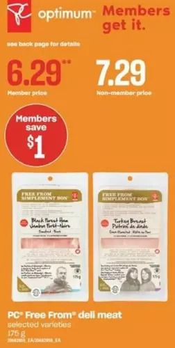 Valu-mart Pc free from deli meat offer