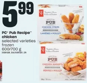 Valu-mart Pc pub recipe chicken offer