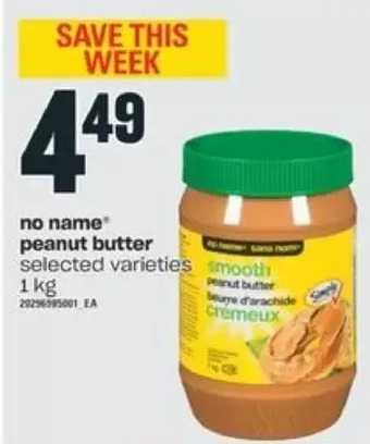 Valu-mart No name peanut butter offer