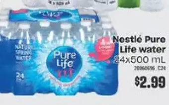 Independent Grocer Nestlé pure life water offer