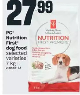 Independent Grocer Pc nutrition first dog food offer