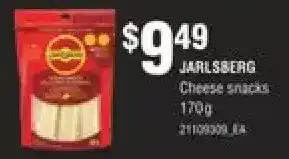 Independent Grocer Jarlsberg cheese snacks offer