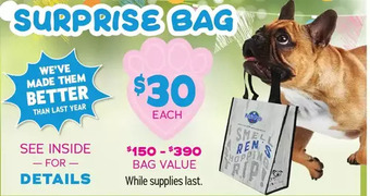 Ren’s Pets Depot Surprise bag offer
