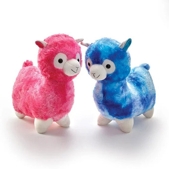 Toys R us Snuggle buddies 17" adorable alpaca pink - r exclusive offer