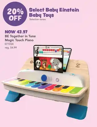 Babies 'R' Us Baby einstein together in tune piano connected magic touch piano​ offer
