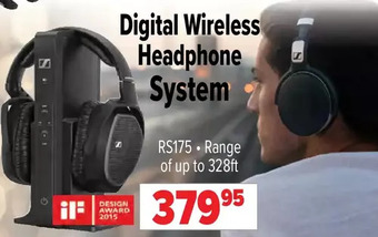 2001 Audio Video Digital wireless headphone system offer