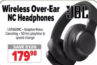 2001 Audio Video Jbl wireless over-ear nc headphones offer