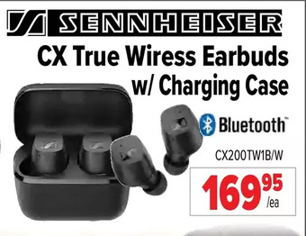 2001 Audio Video Sennheiser cx true wiress earbuds w/ charging case offer