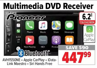 2001 Audio Video Pioneer multimedia dvd receiver offer