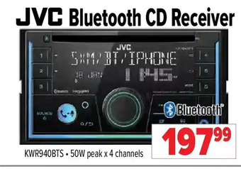 2001 Audio Video Jvc bluetooth cd receiver offer
