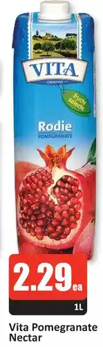 Starsky Vita pomegranate nectar offer
