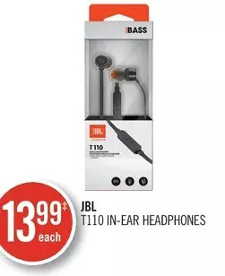 Shoppers Drug Mart Jbl t110 in-ear headphones offer