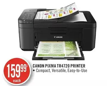 Shoppers Drug Mart Canon pixma tr4720 printer offer