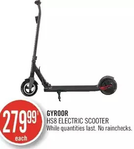 Shoppers Drug Mart Gyroor hs8 electric scooter offer