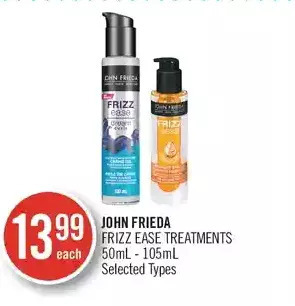Shoppers Drug Mart John frieda frizz ease treatments offer