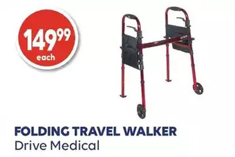Shoppers Drug Mart Folding travel walker drive medical offer