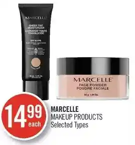 Shoppers Drug Mart Marcelle makeup products offer