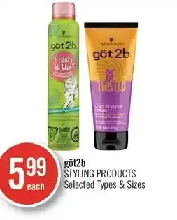 Shoppers Drug Mart Göt2b styling products offer