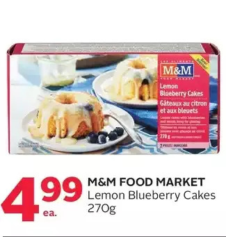 Rexall M&m food market lemon blueberry cakes offer