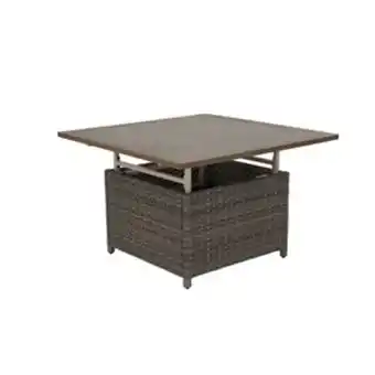 Lowe's Allen + roth castlefield 39.37-in square outdoor dinner table offer