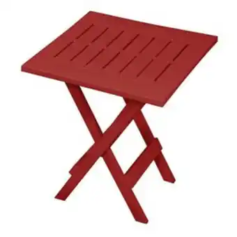 Lowe's Gracious living adirondack 17-in square outdoor red side table offer