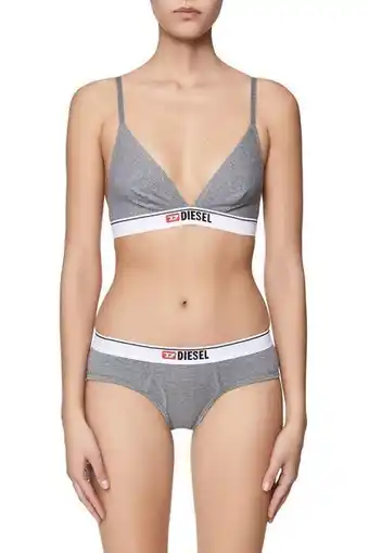 Diesel Triangle bra in mercerised cotton offer