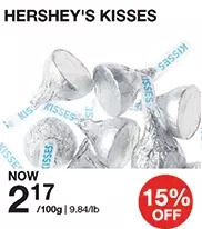 Bulk Barn Hershey's kisses offer
