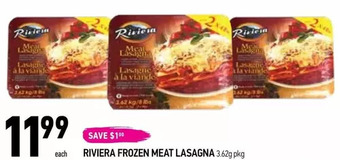 Coppa's Fresh Market Riviera frozen meat lasagna offer